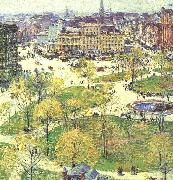 Childe Hassam Union Square in Spring Spain oil painting artist